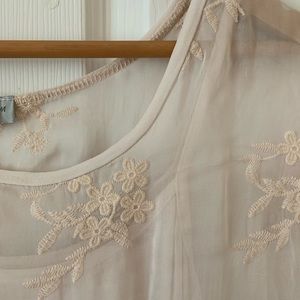 Angela Moda sheer top